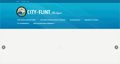 Desktop Screenshot of cityofflint.com